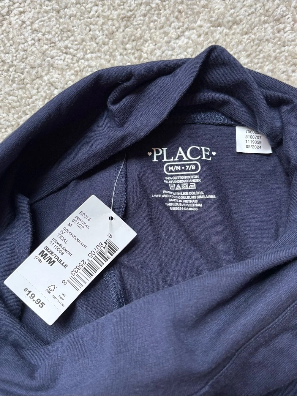 The Childrens Place stretchy navy